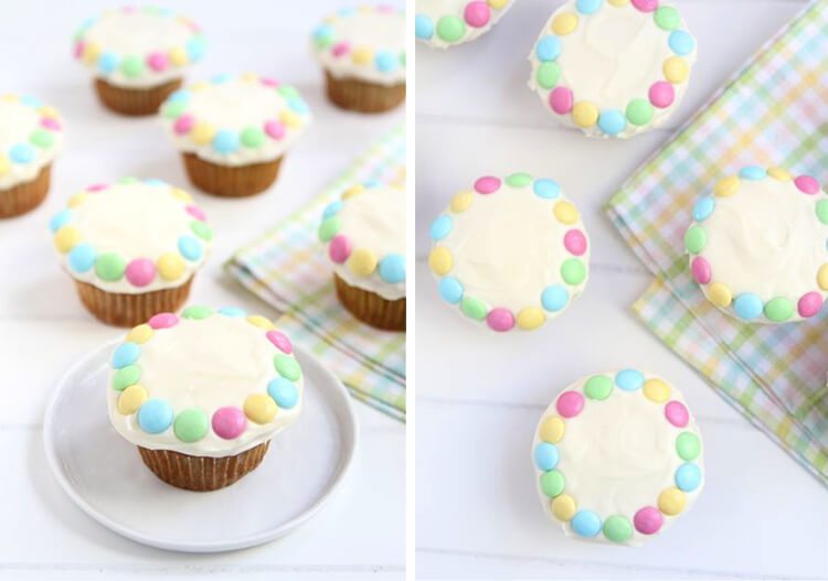 banana cupcakes with cream cheese frosting