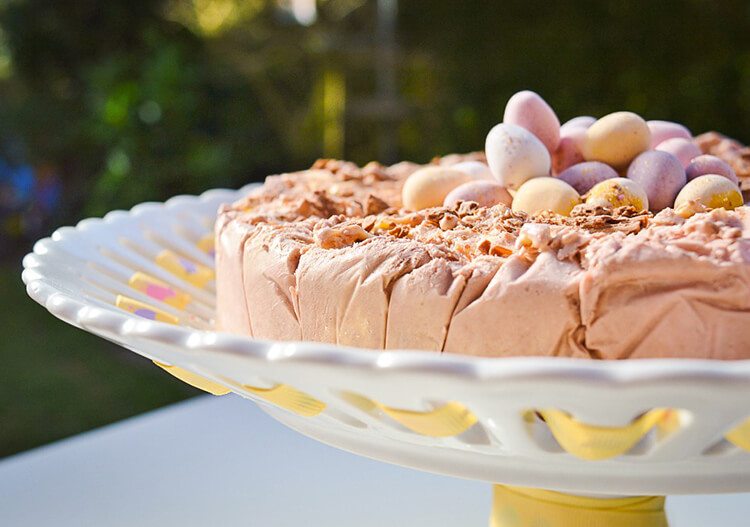 Neapolitan ice cream cake