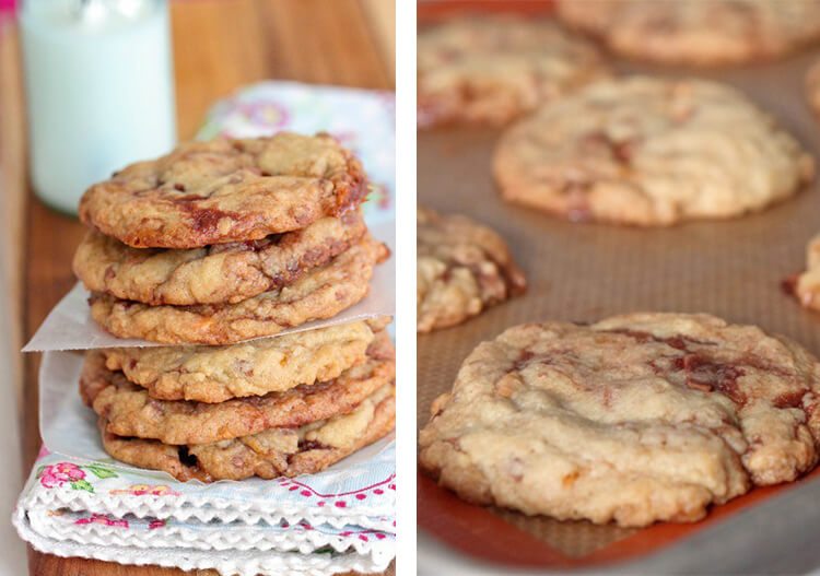 cookies with chocolate candy