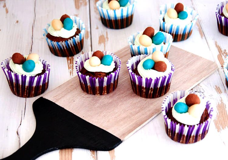 vegan easter cupcakes