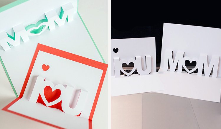 pop-up papered cards